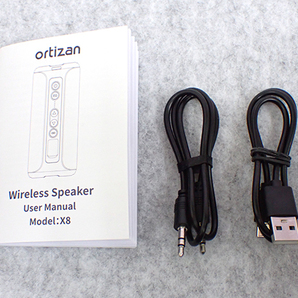 【中古 美品】Ortizan X8 Bluetooth スピーカー ワイヤレス 防水 IPX7 マイク 内蔵 2台ペアリング機能 本体(PBA758-1)の画像8