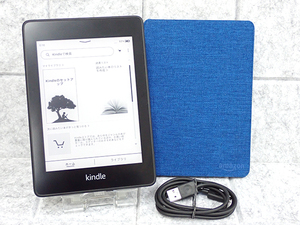 【中古 良品】Amazon Kindle Paperwhite 第10世代 PQ94WIF 32GB 電子書籍リーダー 広告なし 純正カバー付き(NFA103-2)