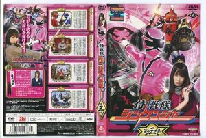 e2455 # case less R used DVD[ Samurai Squadron Shinkenger third volume ] pine slope peach . rental 