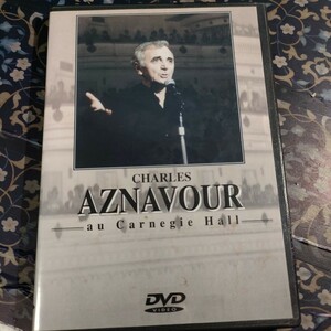 DVD 輸入盤　LIVE AU CARNEGIE HALL　CHARLES AZNAVOUR シャルル・アズナヴール　カーネギーホール　EMI/ FRA 　即決　送料込み