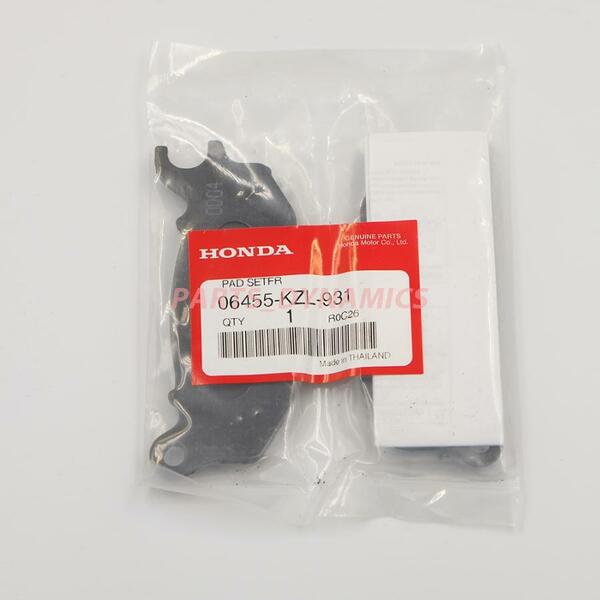 ホンダ 純正 HONDA フロント ディスクブレーキパッド 06455-KZL-931 (06455-KZL-932) HONDA GENUINE PARTS