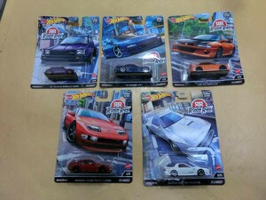 T【シ4-52】【60サイズ】▲未開封/Hot Wheels ホットウィール ronin run ローニンラン 5種 コンプリートセット