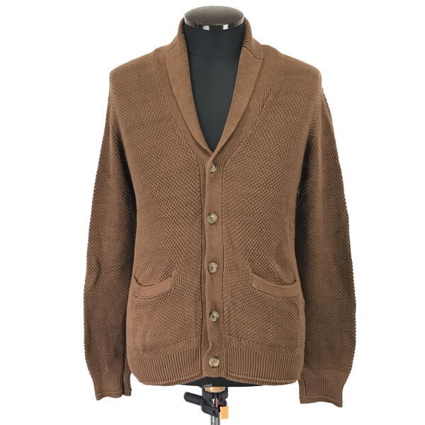 ジュンメン/JUNMEN★カーディガン/ニットジャケット【メンズFREE/茶/brown】Tops/Cardigan◆BH513