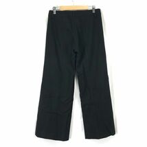 日本製★コムサデモード★アンゴラ混ウール/ストレートパンツ【レディースM/股下74cm/黒/black】COMME CA DU MODE/Pants/Trouser◆BH534_画像2