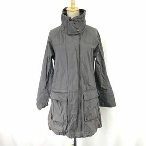 エディーバウアー/Eddie Bauer★スタンドカラーロングコート【レディースS P/グレー/gray】Coat/Jacket/Jumper◆BH544