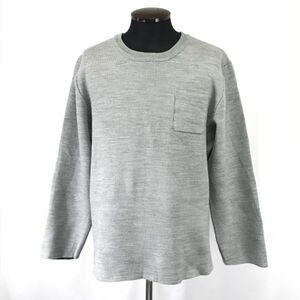 コーエン/COEN DAILY CLOTHING★厚手ニットセーター/トレーナー【メンズXL/グレー/gray】ビッグサイズ/Tops/Shirts/Sweater◆BH556