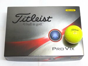 新品★タイトリスト★プロ PRO V1x ボール★2023★ローナンバー【1・2・3・4】★イエロー★日本正規品★1箱★12球★送料無料