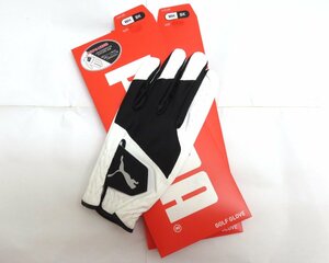  new goods * Puma *PUMA*042000 entry Golf glove *[01] white / black *25cm *2 sheets *.. packet 