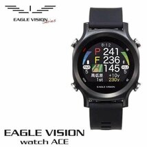 新品★朝日ゴルフ★EV-933 Type W★イーグルビジョン ウォッチ エース★EAGLE VISION watch ACE★腕時計型★ブラック★送料無料_画像1