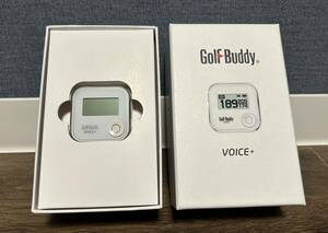 動作品 Golf Buddy VOICE+ ゴルフバディ ボイスプラス ホワイト GPS 距離計