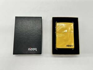 【675】ジッポー オイルライター イエロー Zippo BRADFORD　未使用品