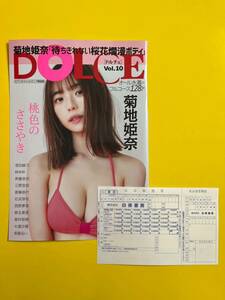 6★応募者全員サービス 払込取扱票★DOLCE 2024 菊地姫奈 林ゆめ 斉藤里奈 三野宮鈴 斎藤恭代 石浜 西野 麻生 奥村 大瀧 紫藤 澄田綾乃 QUO