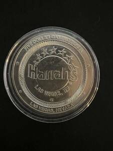 ラスベガス Harrah’s Hotel $5コイン　フォロ コイン
