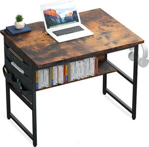  desk computer desk rack attaching Vintage width 80cm× depth 50cm PC