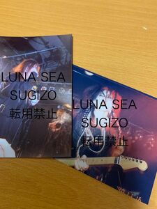 LUNA SEA SUGIZOインディーズ時代のライブ写真と移動中写真4枚セット