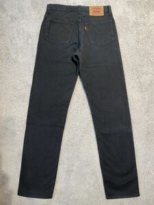 中古 Levi's 606 w30 黒 ツイル スリム ブラック ジーンズ デニム リーバイス