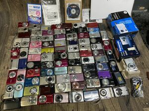 デジタルカメラ SONY NIKON CASIO PANASONIC RICOH OLYMPUS PENTAX コンパクトデジカメラ まとめて89台中古品E22690