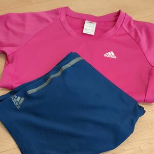 アディダス Tシャツ М　ハーフパンツ160 adidas