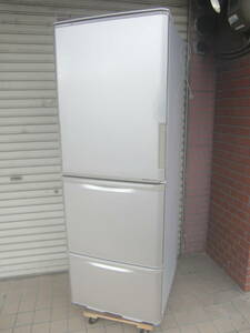 ★◇3ドア冷凍冷蔵庫 350L シャープ SJ-WA35X-S シルバー 中古 大型 どっちもドア お部屋まで搬入 送料無料 即決 2744