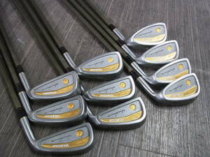 超希少 K24刻印 純金使用 HONMA LB-606 ホンマ 金メダル＆K24リング アイアンセット 3～11 S R-1 金モグラ ★★★★ 星4 ゴルフクラブ