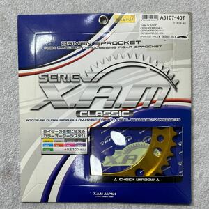 新品 XAM CLASSIC スプロケット CBR1000RR CBR929RR CBR954RR チェーン530 A6107-40T A60201-20