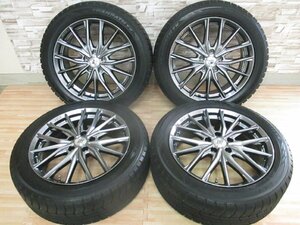 即納 スタッドレス 美品 SEIN SX 18インチ 5H114.3 7.5J+48 2017年製 深溝 225/50R18 WinterTRANPATH TX エスティマ CH-R カローラクロス