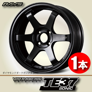 納期確認必須 1本価格 レイズ ボルクレーシング TE37SONIC MMカラー 15inch 4H100 5J+45 RAYS VOLK RACING