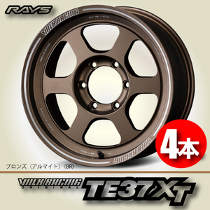 納期確認必須 4本価格 レイズ ボルクレーシング TE37XT BRカラー 18inch 6H139.7 9J+0 RAYS VOLK RACING