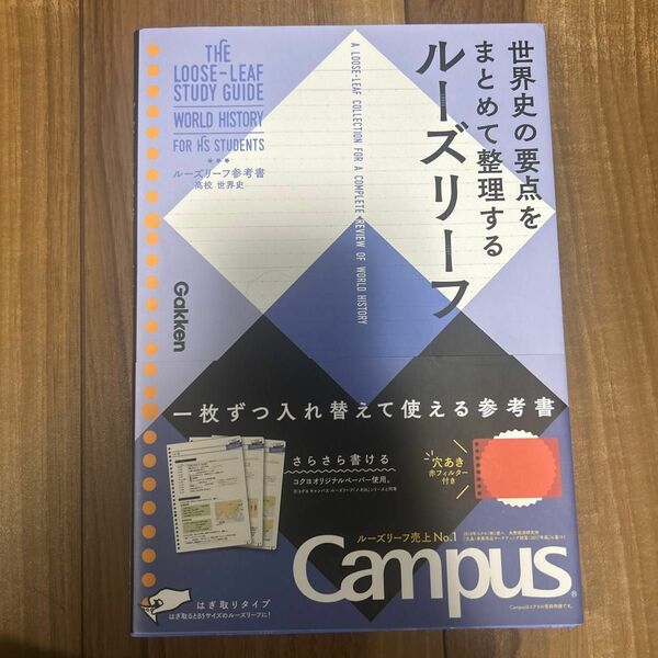 【対象日は条件達成で最大＋4％】 ルーズリーフ参考書高校世界史 【付与条件詳細はTOPバナー】