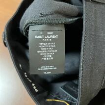 【美品】サンローランパリ SAINT LAURENT PARIS ブラック デニム パンツ ジーンズ size 25 レディース_画像6