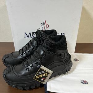 【新品】MONCLER モンクレール 現行品 TRAILGRIP HIGH GTX トレイルグリップ ハイカット スニーカー size 42 ブラック 定価13.9万円