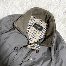 ★極美品★Lサイズ★ バーバリーブラックレーベル モッズコート ミリタリージャケット カーキ BURBERRY BLACK LABEL J41_画像2