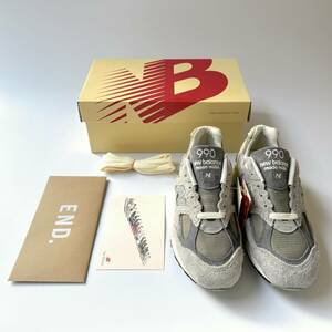 USA製 New Balance M990TD2 GRAY US7.5 25.5cm 新品 限定 アメリカ米国製 NB M990v2 グレー NB スウェード スニーカー Made In The USA