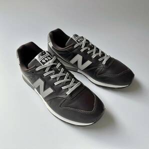 国内正規品 オールレザー New Balance CM996NH BROWN US8.5 26.5cm M576 USA製トリビュート NB ブラウン×グレー 茶 スニーカー M996 限定の画像2