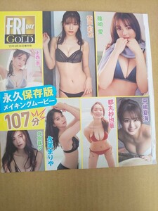 FRIDAY GOLD 2023年8月24日増刊号 DVD 篠崎愛 雪平莉左 平嶋夏海 都丸紗也華 長尾まりや 豊田ルナ 南みゆか 山岡雅弥 天野きき 葉月つばさ 