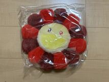 Flower Cushion RED 30cm カイカイキキ 村上隆 お花 フラワー クッション レッド_画像1