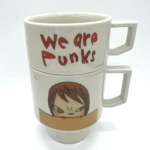 奈良美智 マグカップ + ビッグマグ セット 新品 We Are Punks/ 2種セット マグ オブジェ Nara Yoshitomo Stars展 限定 草間彌生 村上隆