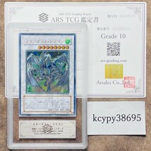 【ARS鑑定10】スターダスト・ドラゴン Ultimate Rare TDGS-JP040 アルティメットレア 遊戯王 鑑定書 PSA BGS ARS鑑定10 鑑定品 レリーフ_画像1