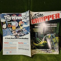 カスタムチョッパー custom chopper 1973年10月号　年式相応の痛みはあります　ビンテージ トライアンフ ナックル スポーツスター ショベル_画像2