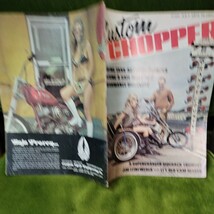 カスタムチョッパー custom choppers 1972年6月号　年式相応の痛みはあります トライアンフ ハーレー ビンテージ ハーレーダビッドソン_画像2