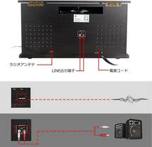  DLITIME 多機能レコードプレーヤー CDプレーヤー付き USB/SD対応 録音 カセット 選べる回転スピード 交換針1本付_画像5