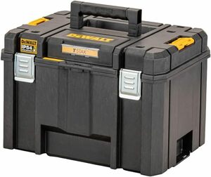 デウォルト(DEWALT) TSTAK ラージボックス Lサイズ 工具箱 収納ケース ツールボックス 坊塵 防水 設計 DWST83346-1