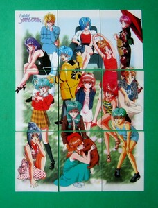 ◆トレカ[ときめきメモリアル]パズルカード(絵合わせ)9枚 コナミ