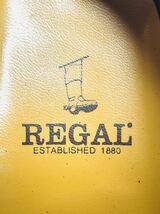 【極美品】REGAL リーガル 外羽根 ロングウィングチップフルブローグ 25.0cmEE ビジネスシューズ ブラック_画像8