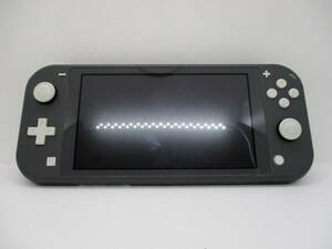 S882　棚に　ジャンク品　通電確認・初期化済み　ニンテンドースイッチライト　グレー　NintendoSwitchLite　携帯ゲーム機　任天堂