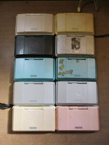 S849　棚4　現状品　ジャンク品　ニンテンドーDS　初期型　本体　10台セット　まとめ売り　任天堂　Nintendo　携帯ゲーム機