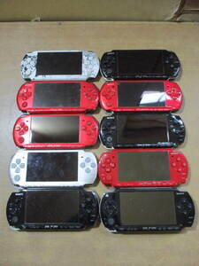 S887　棚う　ジャンク品　PSP　10台セット　まとめ売り　プレイステーションポータブル　SONY　ソニー　携帯用ゲーム機