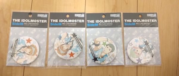 THE LDOLM＠STER SIDE M アイドルマスター ビッグ缶バッジ4個セット 彩 FRAME High×Joker