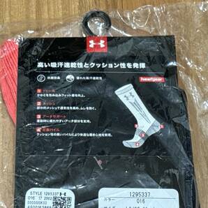 新品 送料無料 アンダーアーマー UNDER ARMOUR 高機能 ソックス サイズ LG 27-29cmの画像2