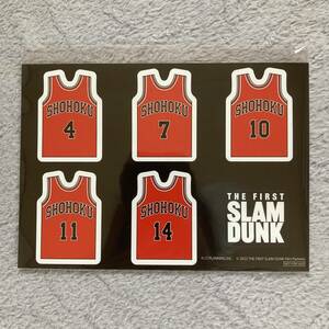 【映画「THE FIRST SLAM DUNK」】早期予約特典 予約御礼品 湘北ユニフォーム型ステッカー　※特典のみ DVD BD ブルーレイ Blu-ray